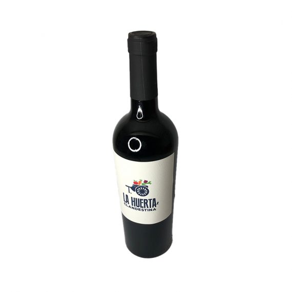 Botella de vino la Huerta Clandestina